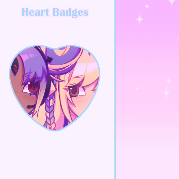[ AINI ] Hinakemi Heart Badge