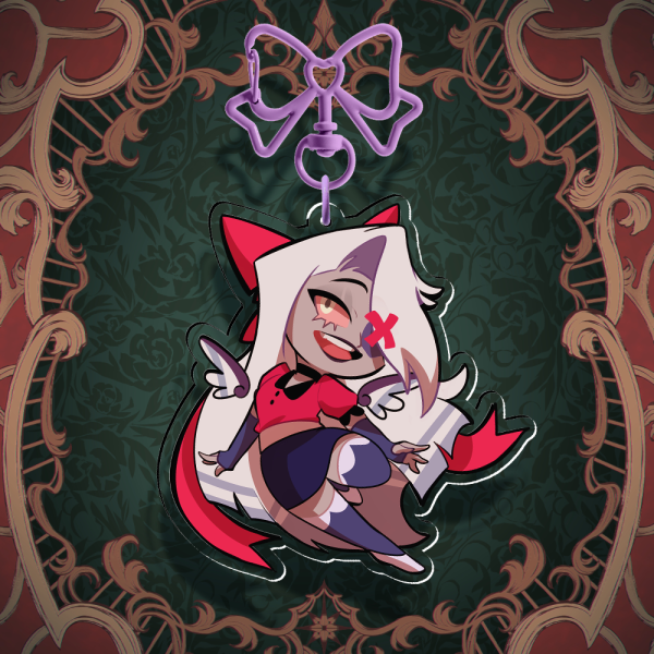 Clear Acrylic Vaggi Keychain