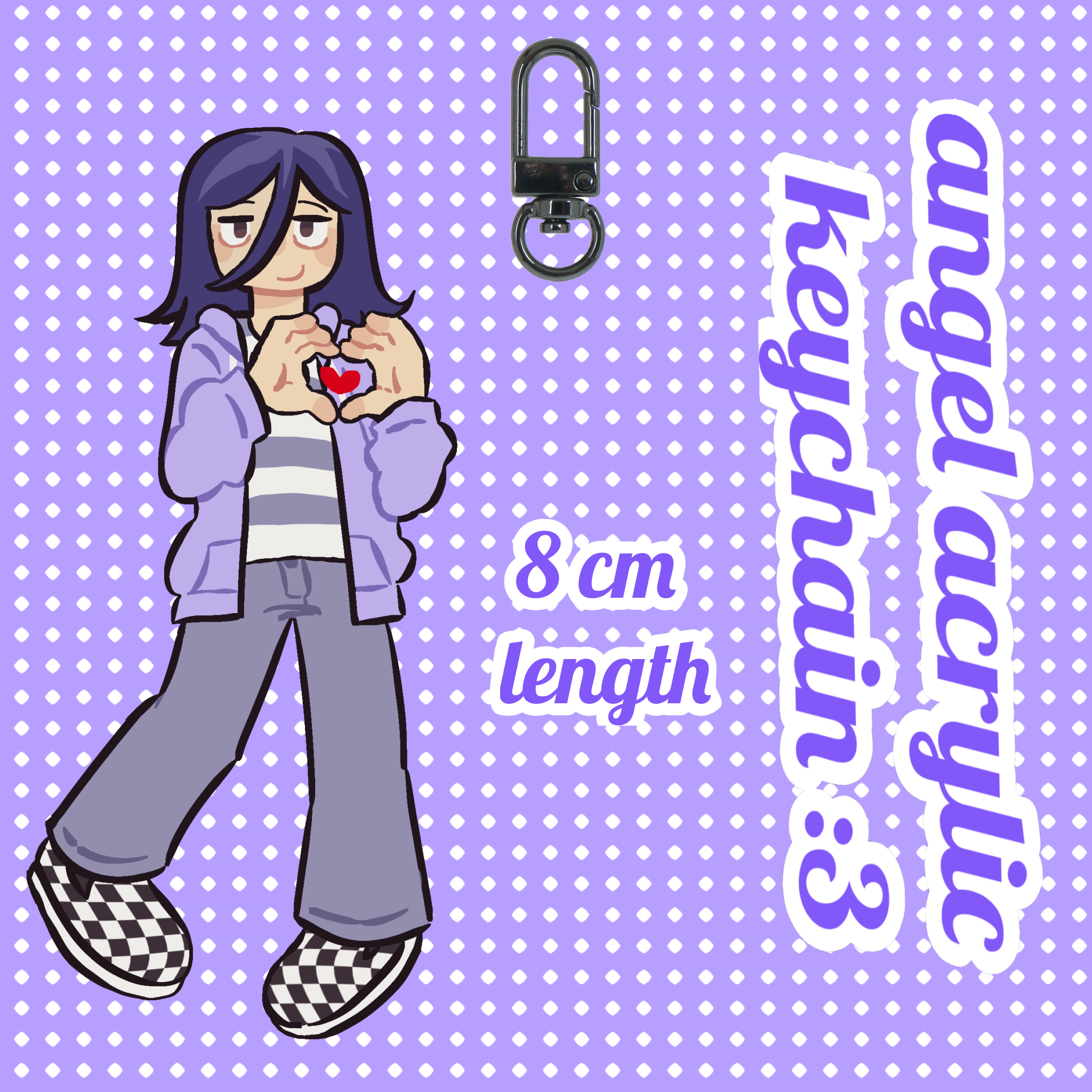 angel (8cm) acrylic Keychain