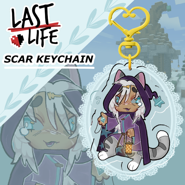 Last Life Scar Keychain