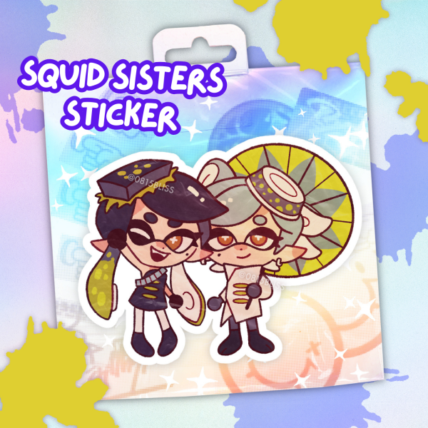 Splatoon Squid Sisters Sticker