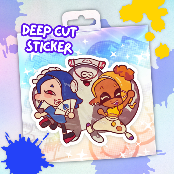 Splatoon Deep cut Sticker