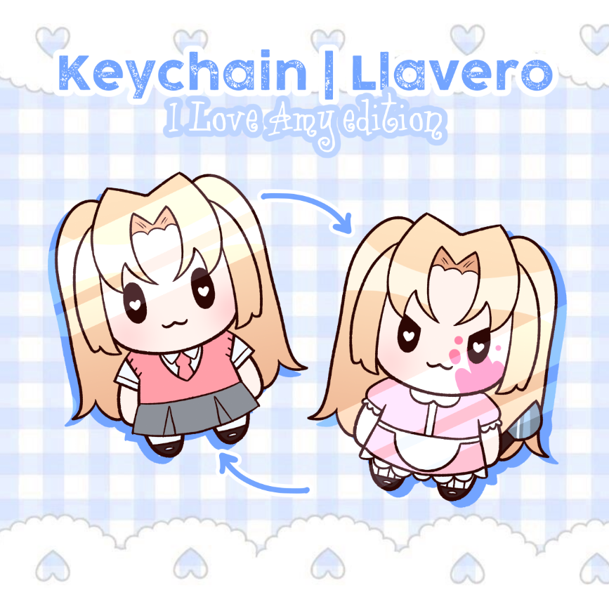 LLAVERO Bibi 💙 I Love Amy