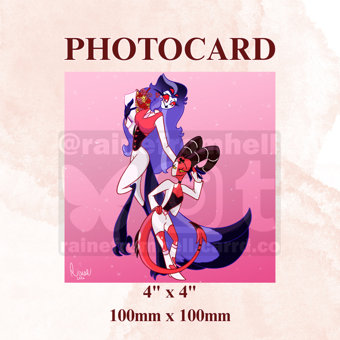 [Photocard] Sapphic Stolitz | Helluva Boss