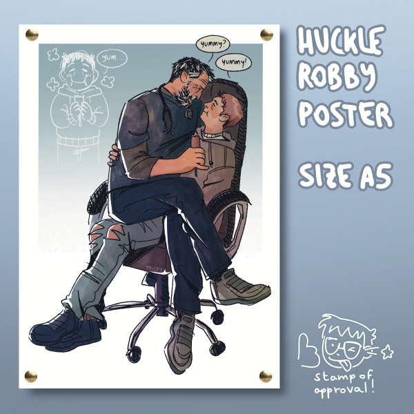 hucklerobby yummy poster