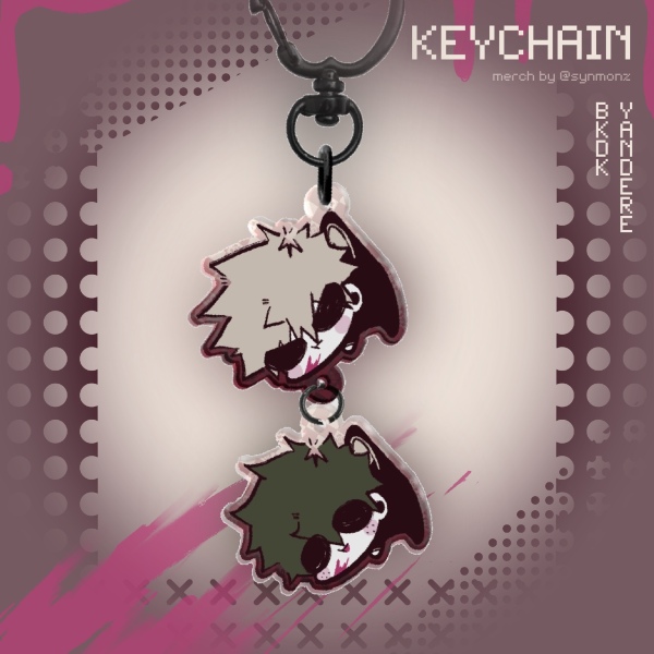 I love you...  : Yandere bkdk Keychain