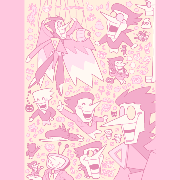 Spamton Overload Postcard