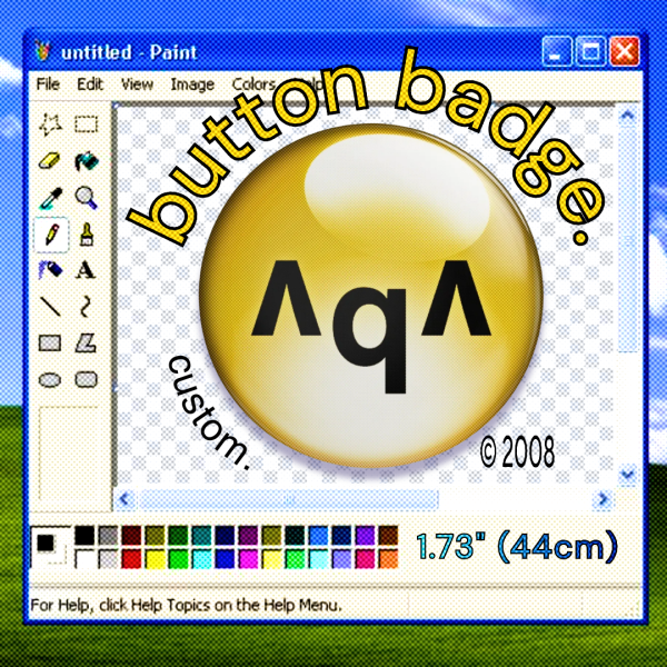 Custom Emoticon || Button Badge Series