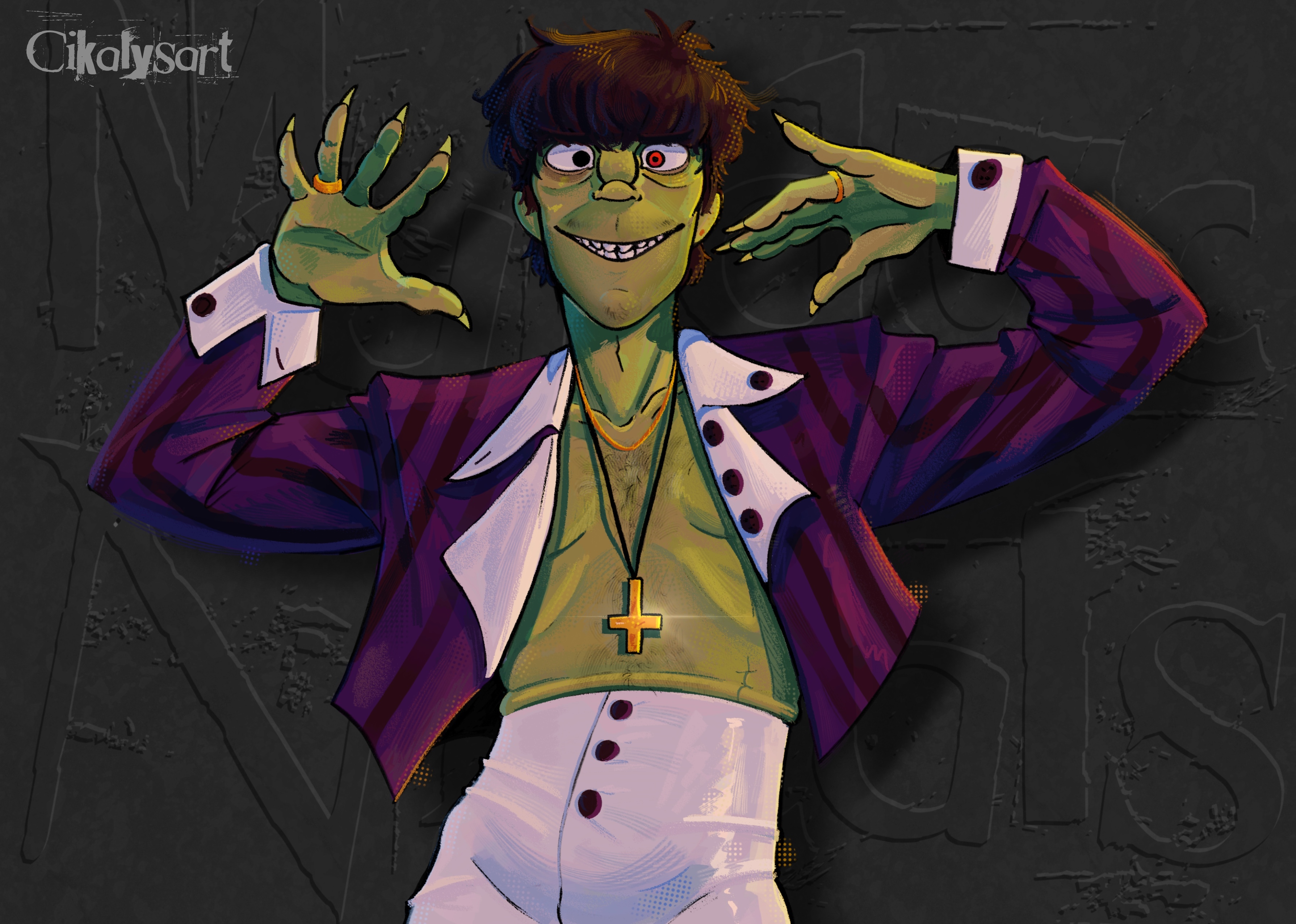 Murdoc Niccals Print