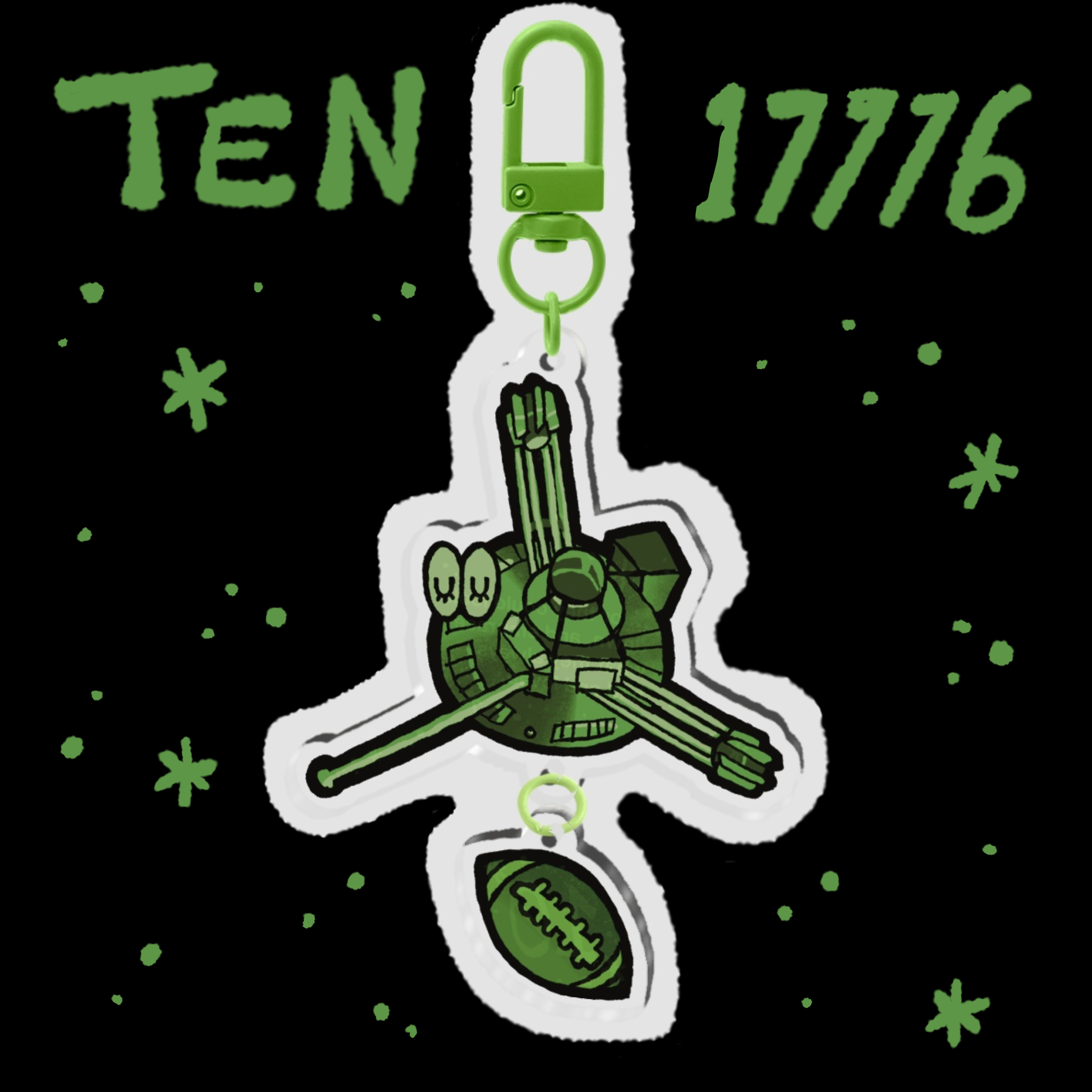 17776 10 Keychain