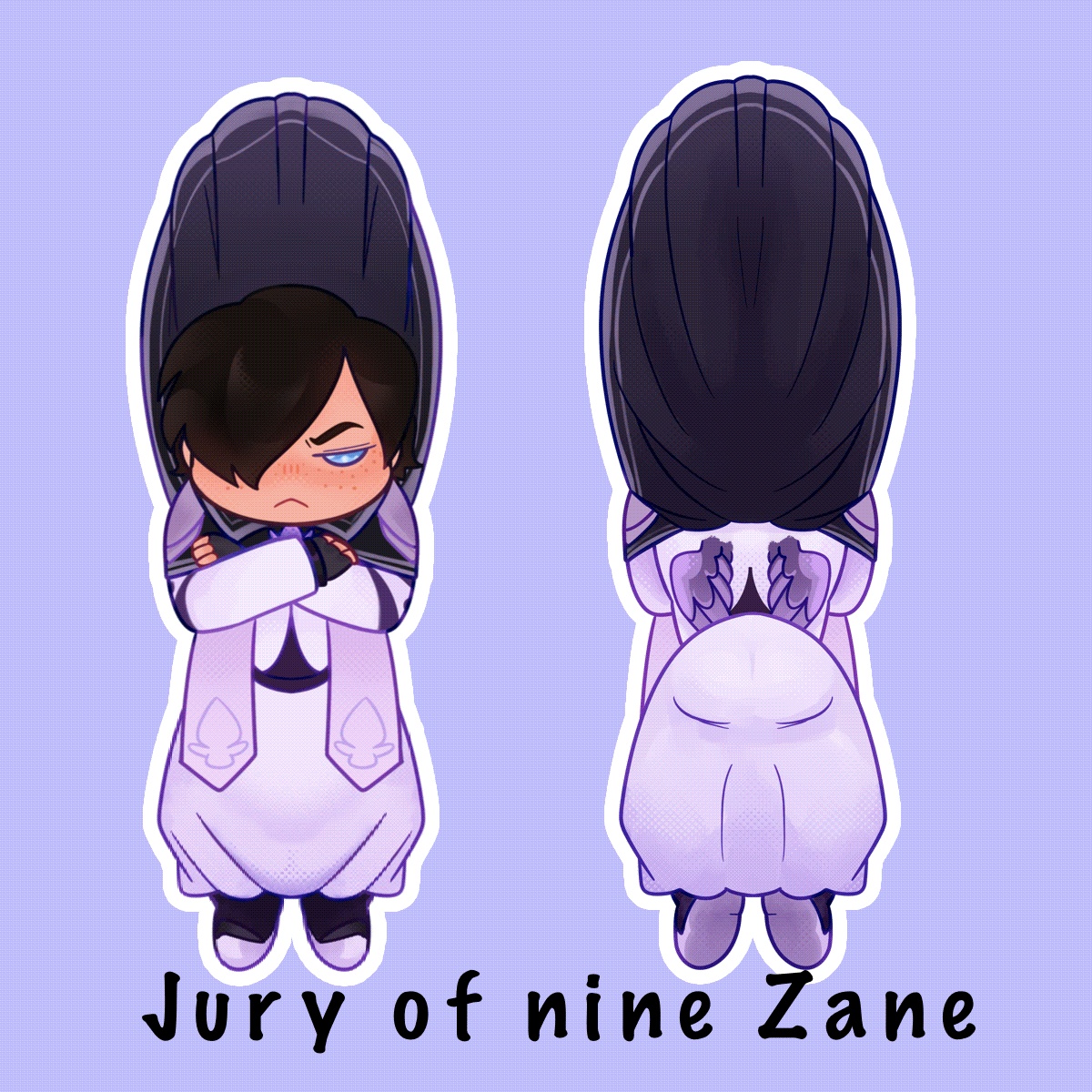 Jury of Nine Zane Ro’Meave wiggle keychain