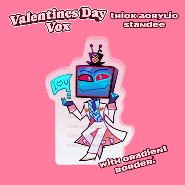 VALENTINES DAY VOX STANDEE CHIBI