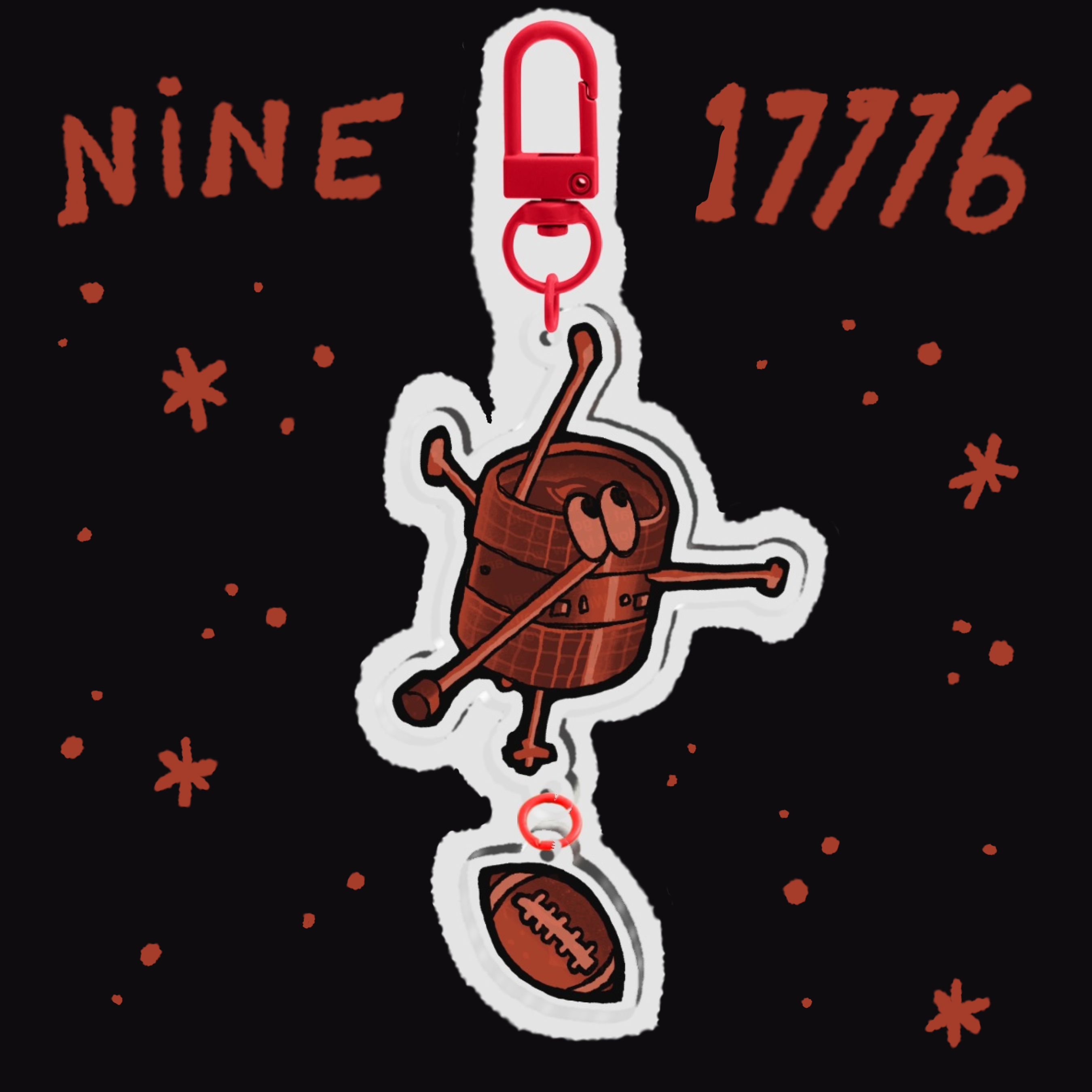 17776 9 Keychain