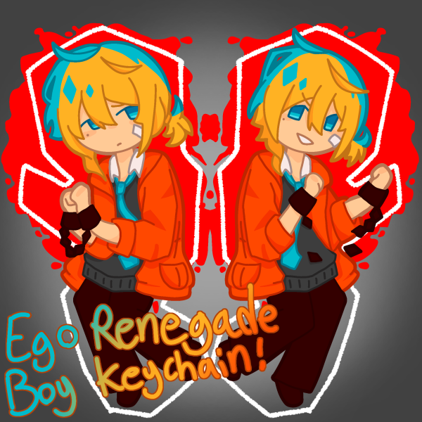 Ego Renegade Boy Keychain!