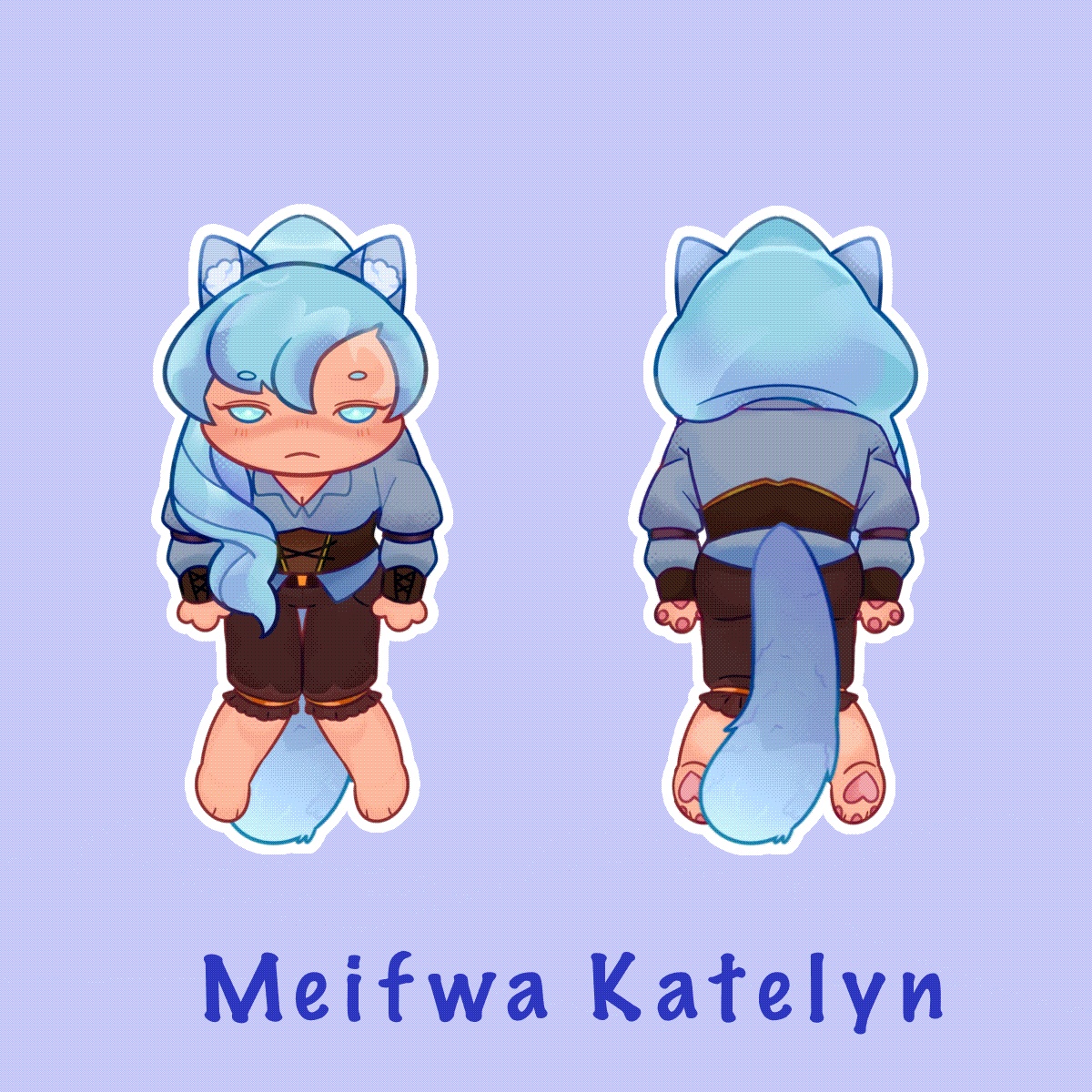 Meifwa Katelyn wiggle keychain
