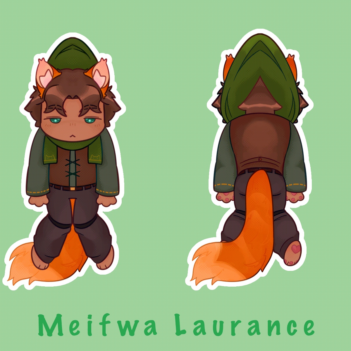 Meifwa Laurance wiggle keychain