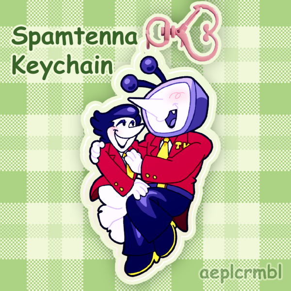 Spamtenna Keychain