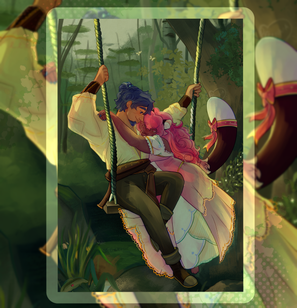 Springtime Dana painting