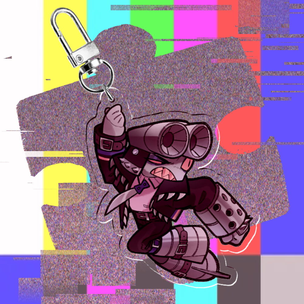 Mr WPNZ SMG4 keychain