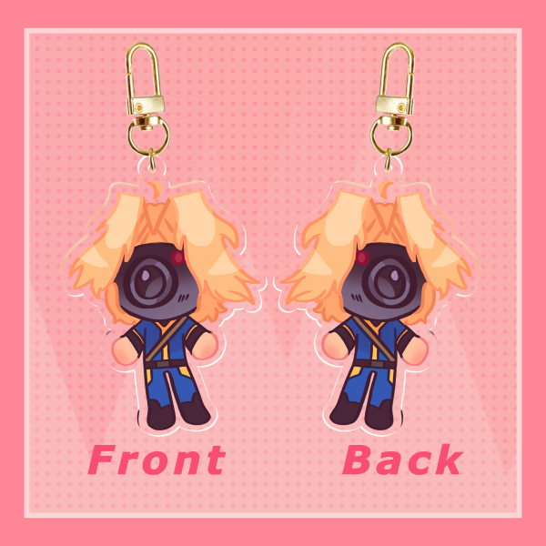 Cory NSP Minecraft Fallout Keychain