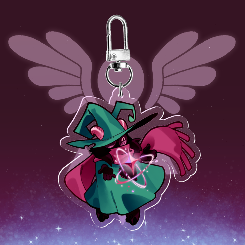 Ralsei DELTA WARRIOR keychain