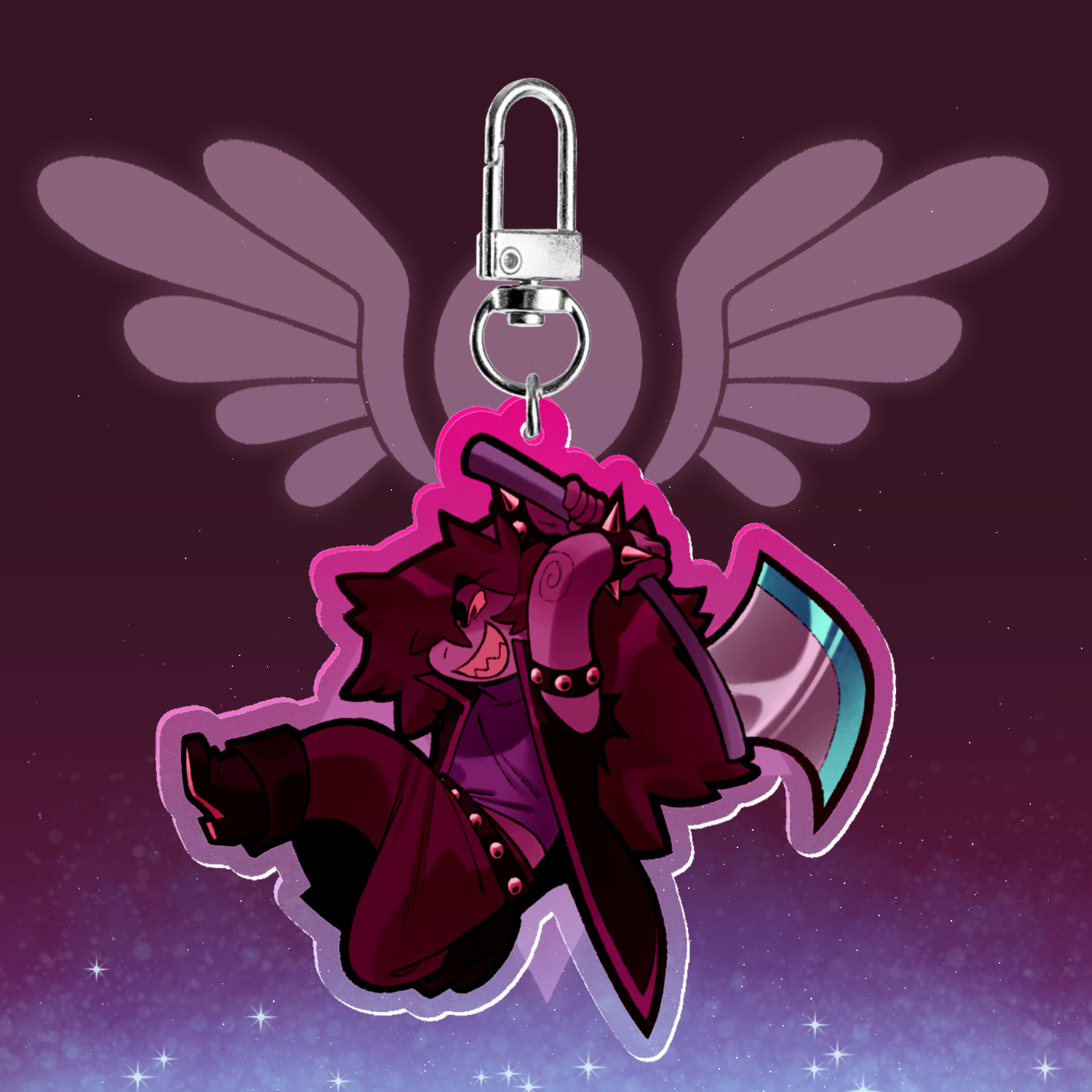 Susie DELTARUNE keychain