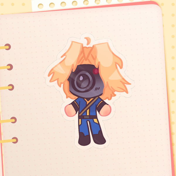 Cory NSP Minecraft Fallout Sticker