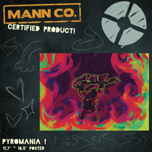 PYROMANIA ! | TF2 Print
