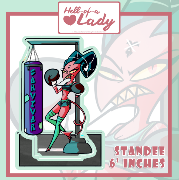Hell-of-a Lady || Barbie Wire || Standee