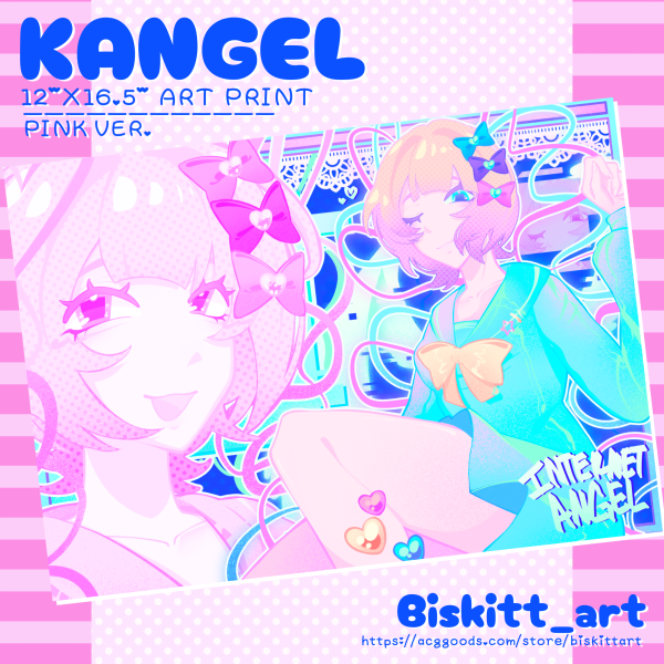 NEEDY STREAMER OVERLOAD -Kangel Art Print | Pink Ver.