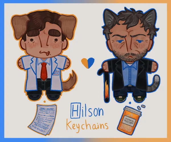 Dr. Wilson from House MD charm! —  Connection Acrylic Keychains