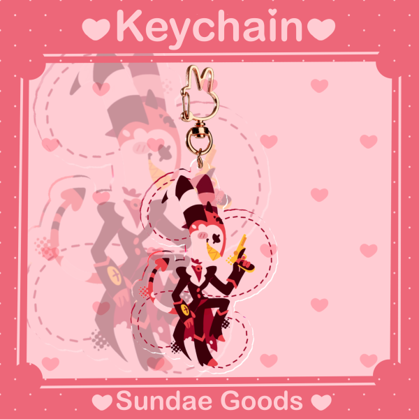 Blitzø Helluva Boss || KEYCHAIN