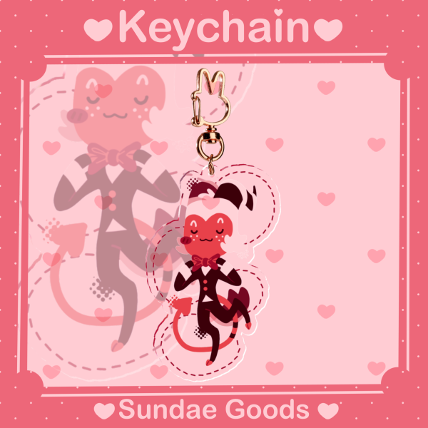 Moxxie Helluva Boss || KEYCHAIN