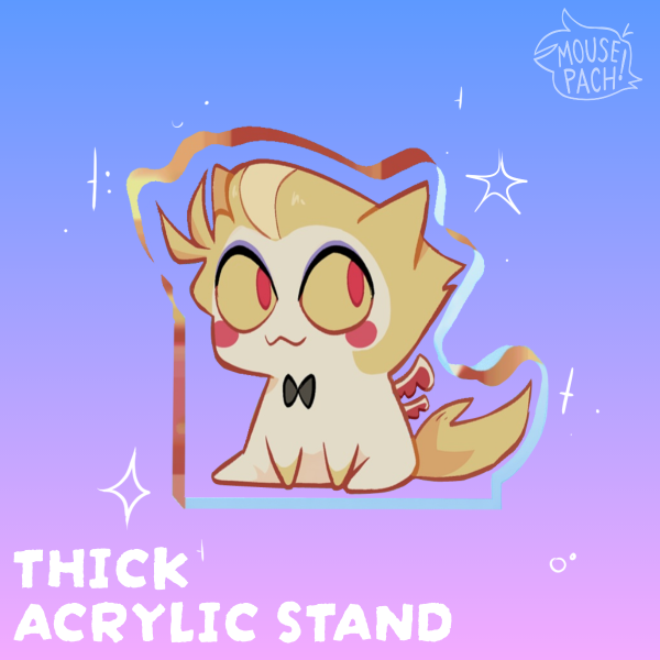 LuciCat || Thick Acrylic Stand No Base