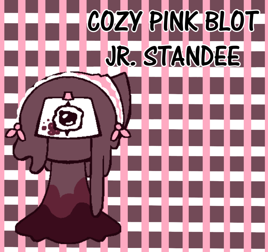 Blot Jr. Cozy Pink Acrylic Standee