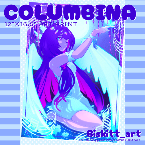 GENSHIN IMPACT -Columbina Art Print