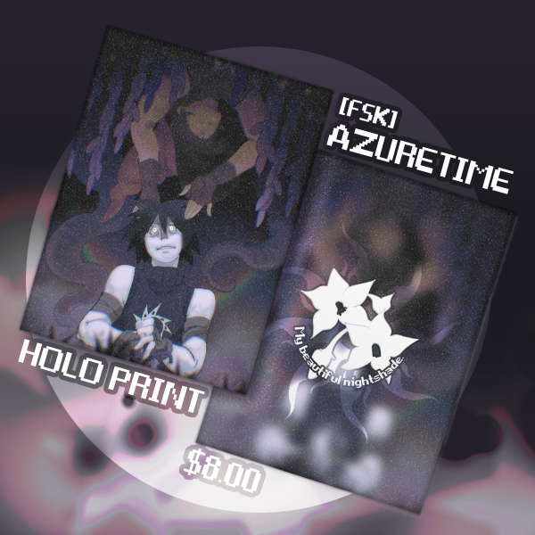 [FORSAKEN] AzureTime Holographic Print || UNOFFICIAL