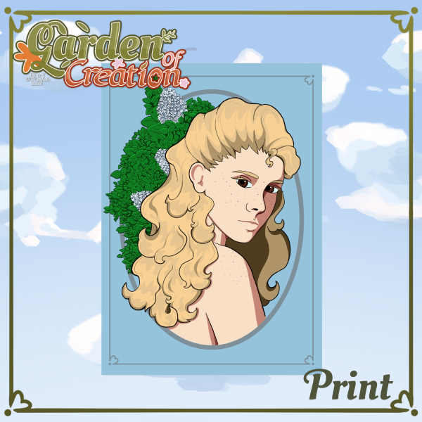 Floral Art Print (A5) || Lilac || Ester