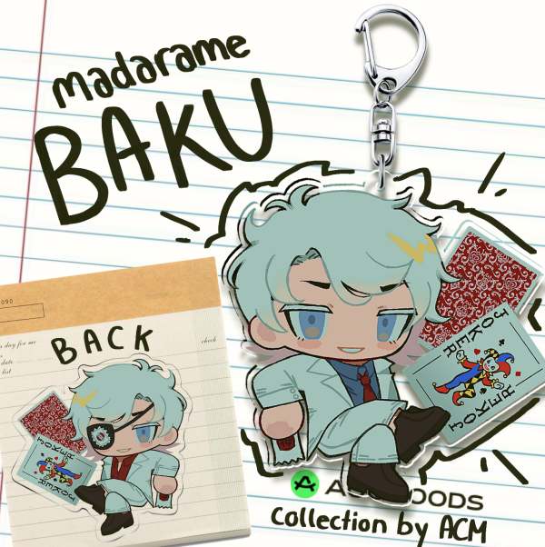 Baku Madarame USOGUI Acrylic Keychain