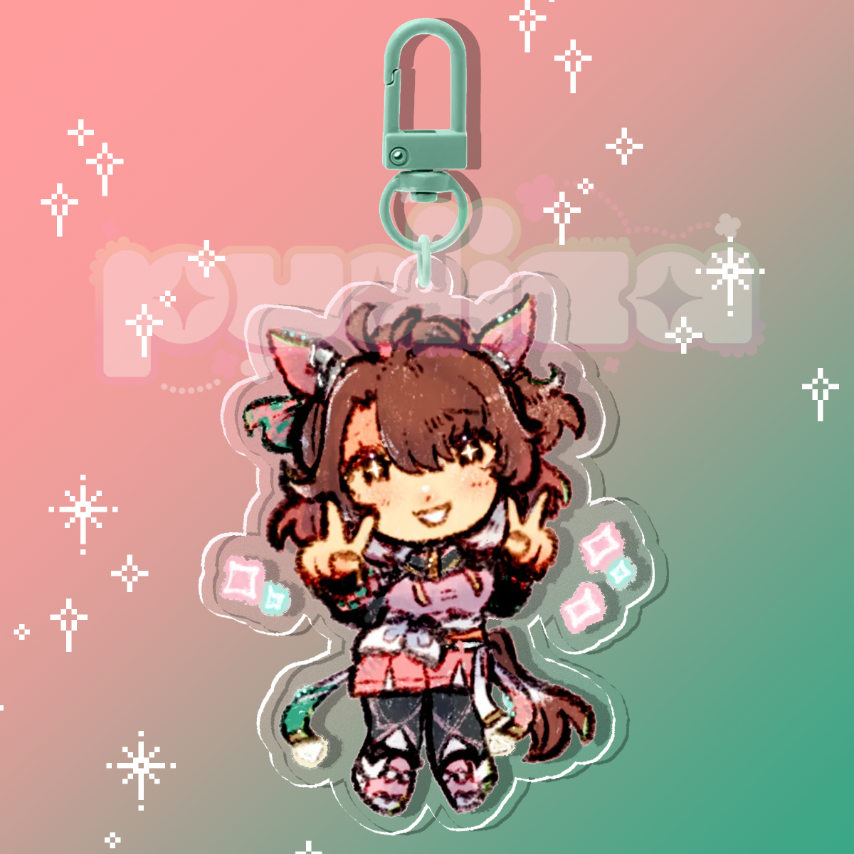 UMAMUSUME Dantsu Flame Acrylic Charm