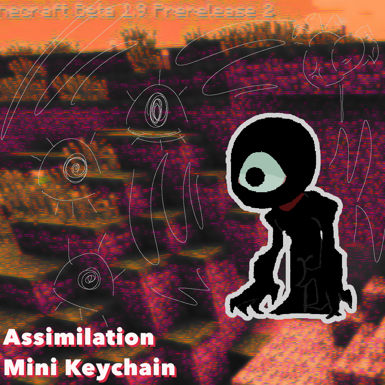 Assimilation Mini Keychain