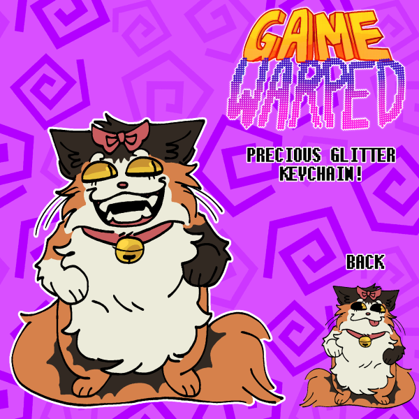 Precious Glitter Keychain