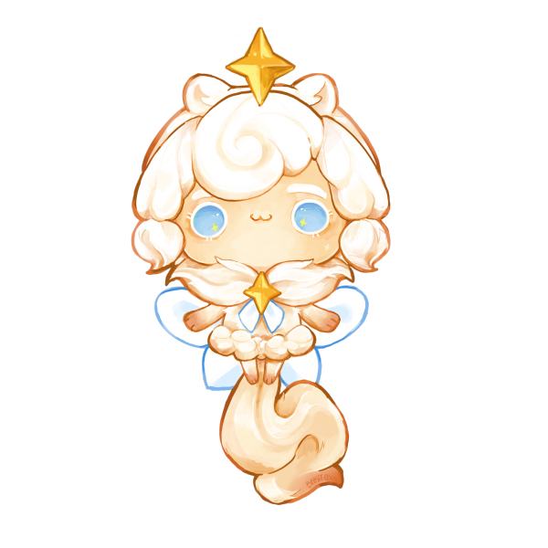 Vanilla Ferret Guardian Sparkly Phonecharm