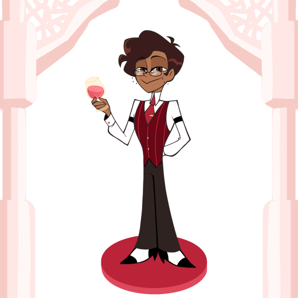 Alastor (human) Hazbin Hotel standee