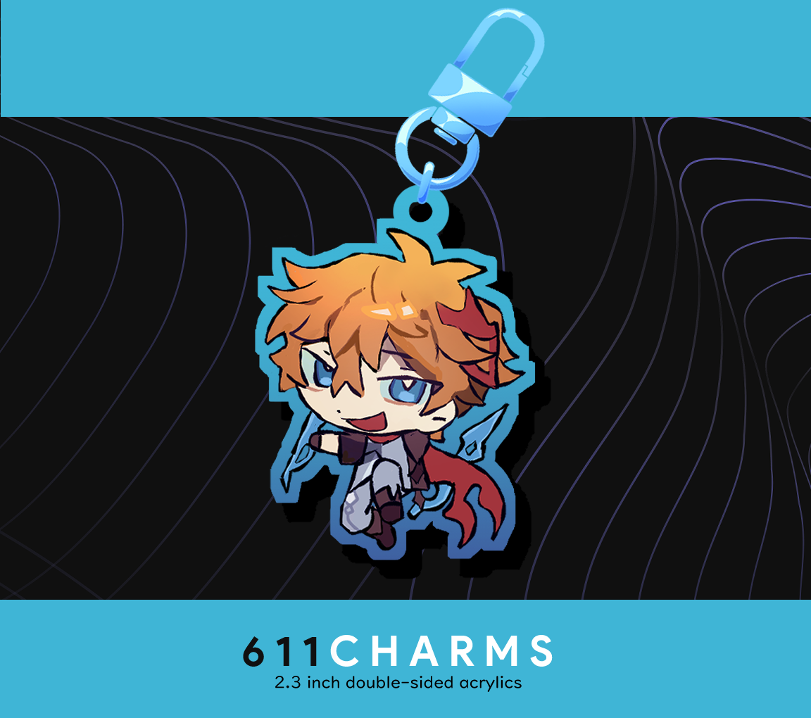 Genshin Impact Childe Tartaglia Acrylic Keychain