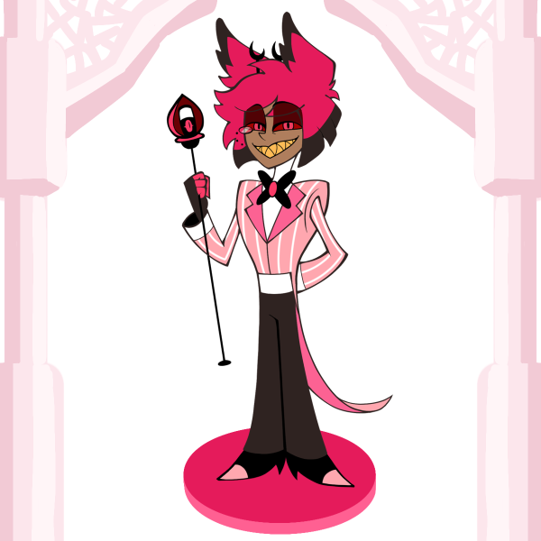 Alastor Hazbin Hotel standee
