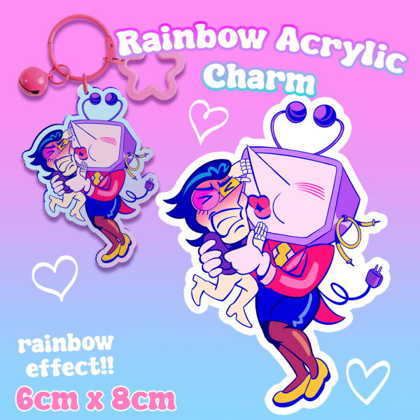 Spamtenna Yuri Rainbow Charm