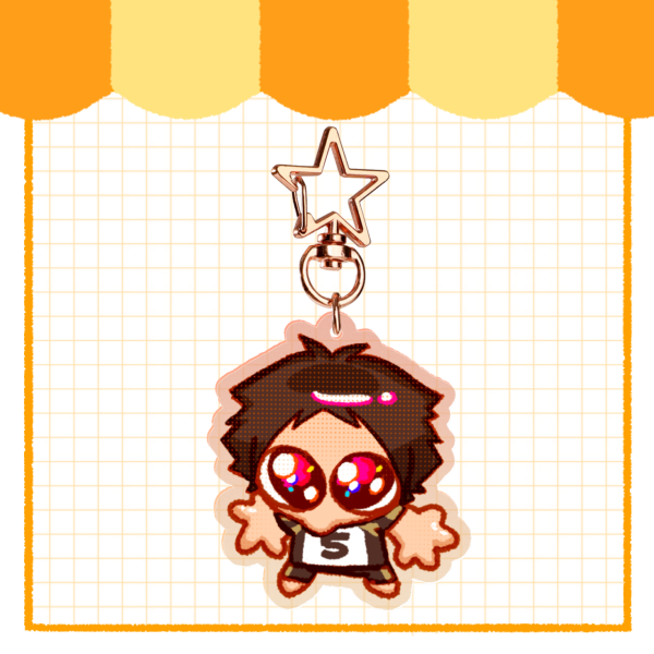 Silly Goober Akaashi Acrylic Keychain
