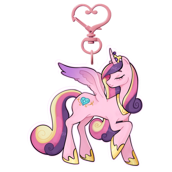 Princess Cadence My Little Pony Clear Acrylic Keychains