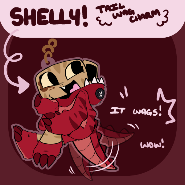 Shelly Tail Wag Charm